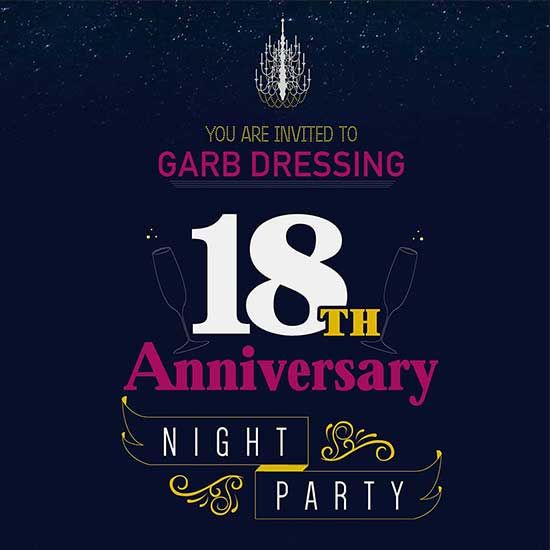 18周年Anniversary　Night　Party♪