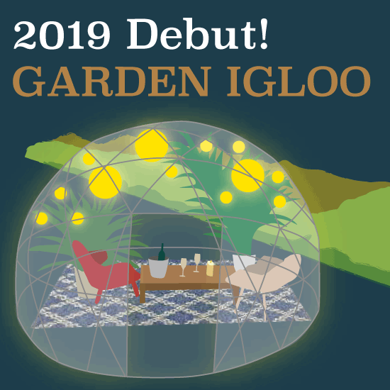 2019年、透明なドームテント「ガーデンイグルー」登場！真冬のBBQ登場かも！